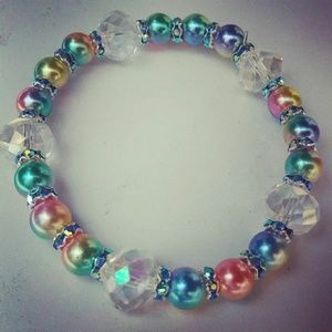 Rainbow beaded bracelet
